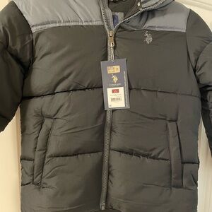 NWT Polo Black Puffer Jacket